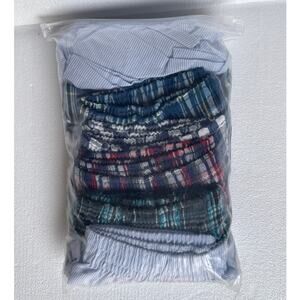 New Men’s XL Cotton Woven Boxer Shorts - 6 Pack